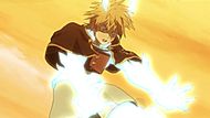 Luck equips himself with lightning (Image Source: Studio Pierrot)